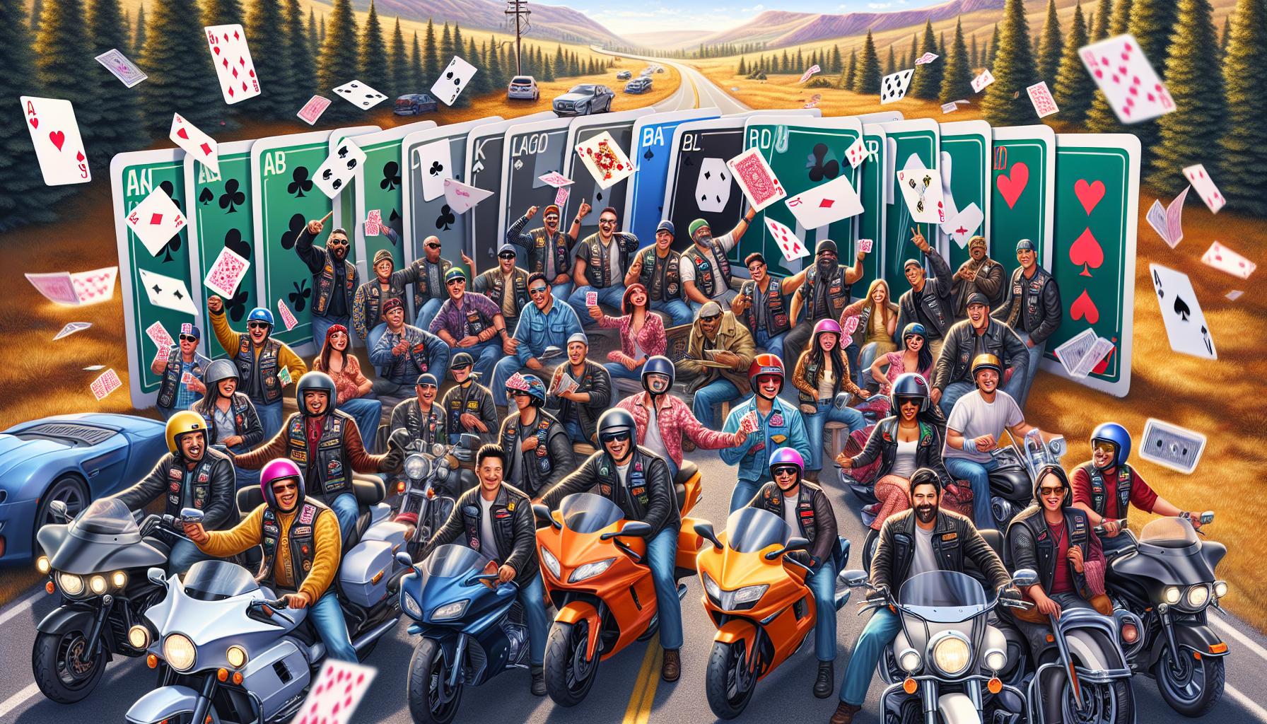Poker run